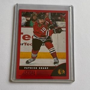 2013-14 Score Red Patrick Sharp Card
